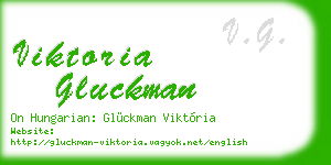 viktoria gluckman business card